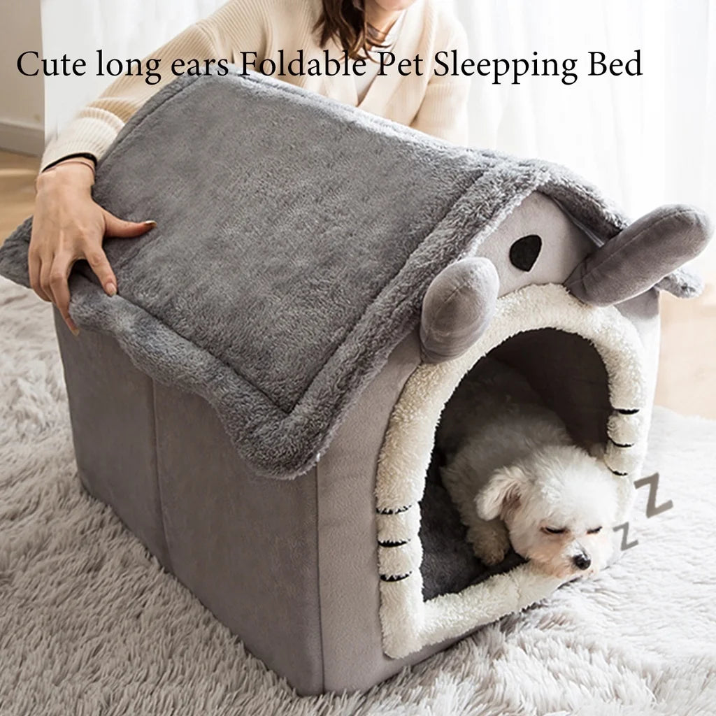 Foldable Pet Sleeping Bed  - removable and washable