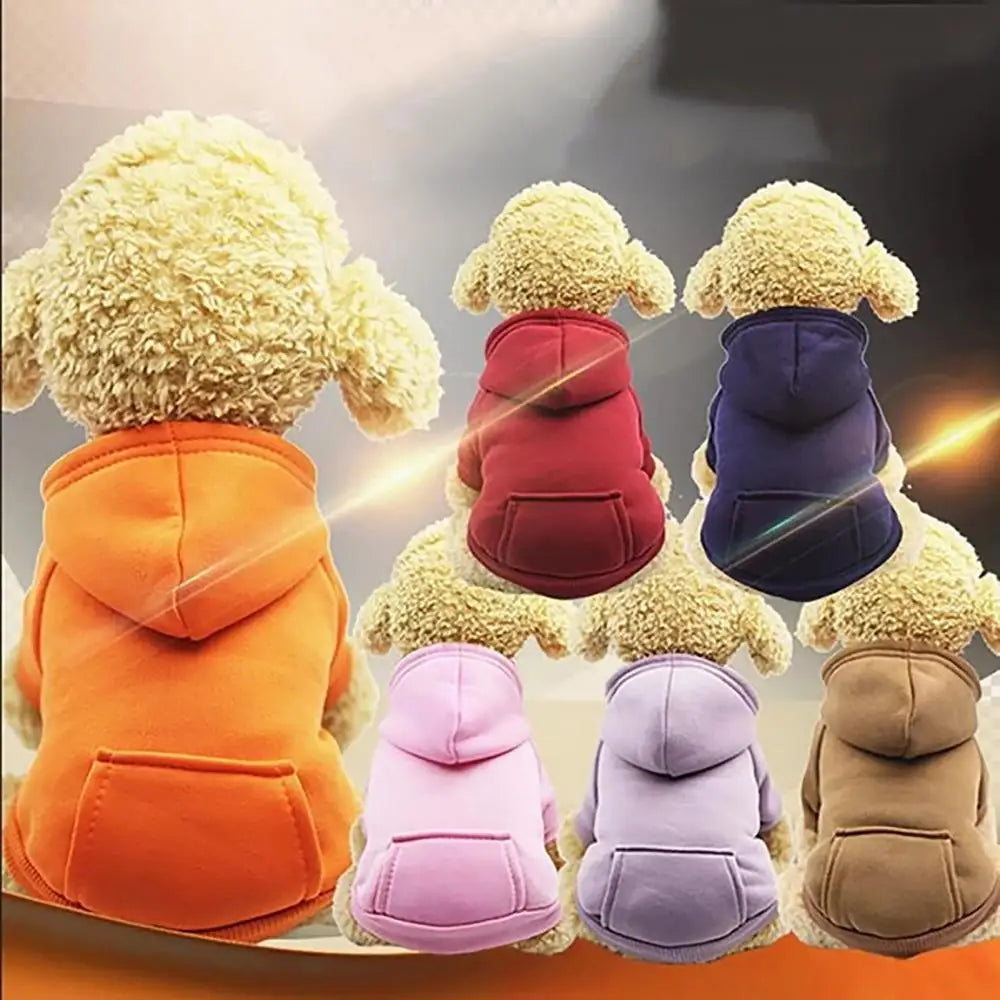 Puppy Pet Hooded Sweatshirt Autumn Winter