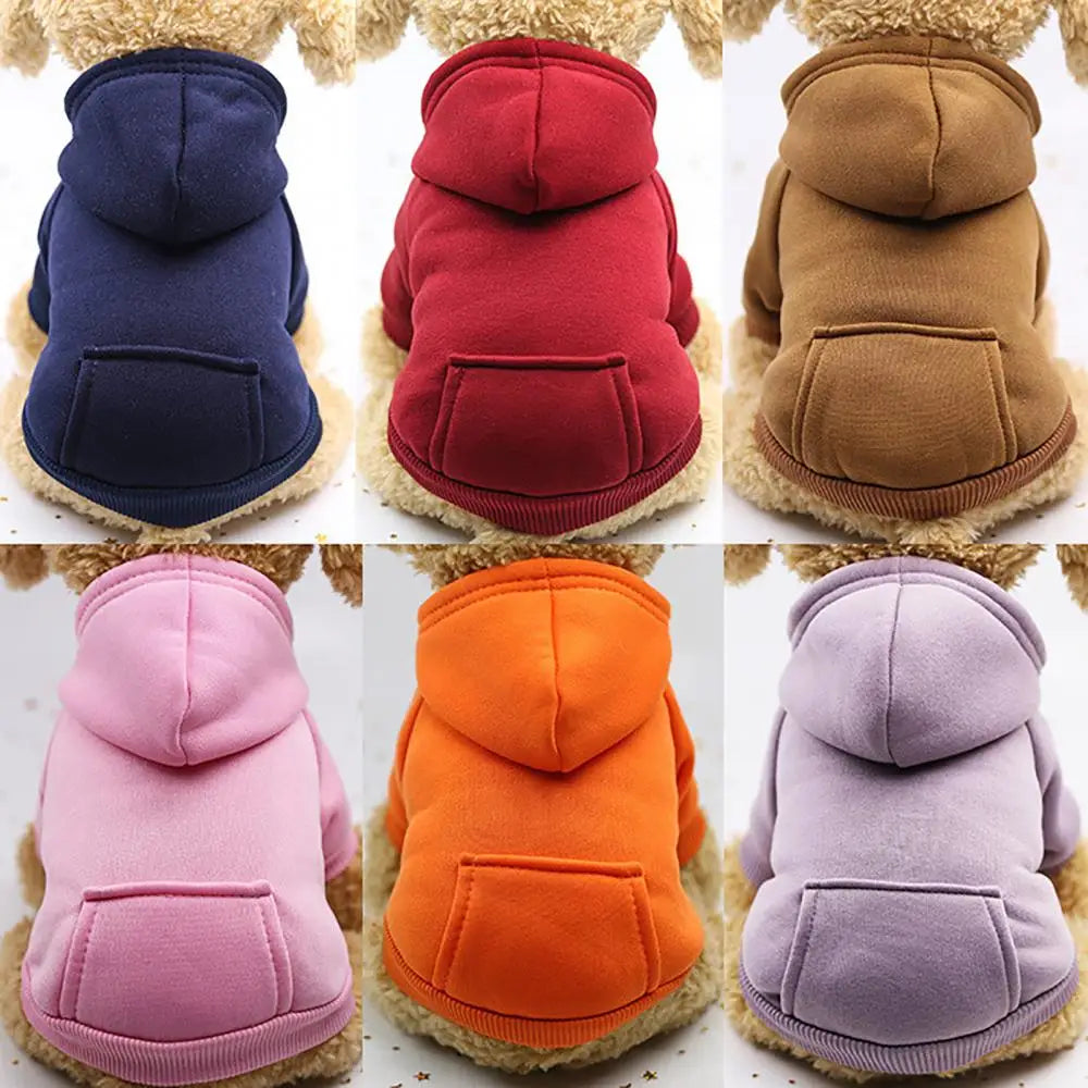 Puppy Pet Hooded Sweatshirt Autumn Winter