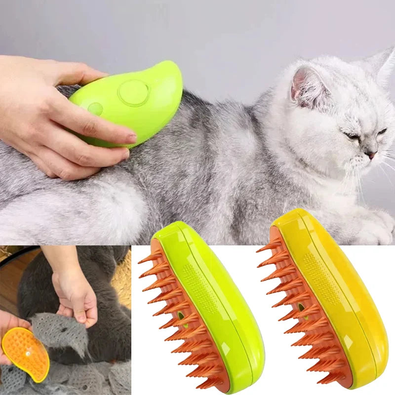 Cat Steam Brush Electric Spray Water Spray Kitten Pet Comb