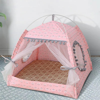 Cat Tent Bed Pet Products The General Teepee Closed Cozy