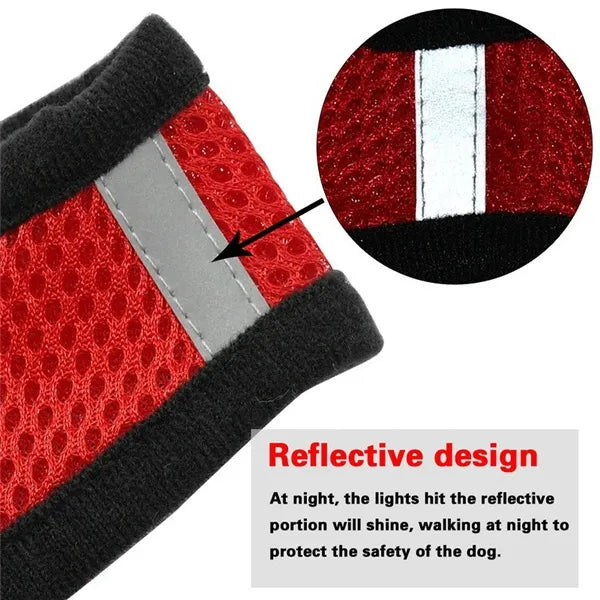 Adjustable Dog Vest Harness with Leash