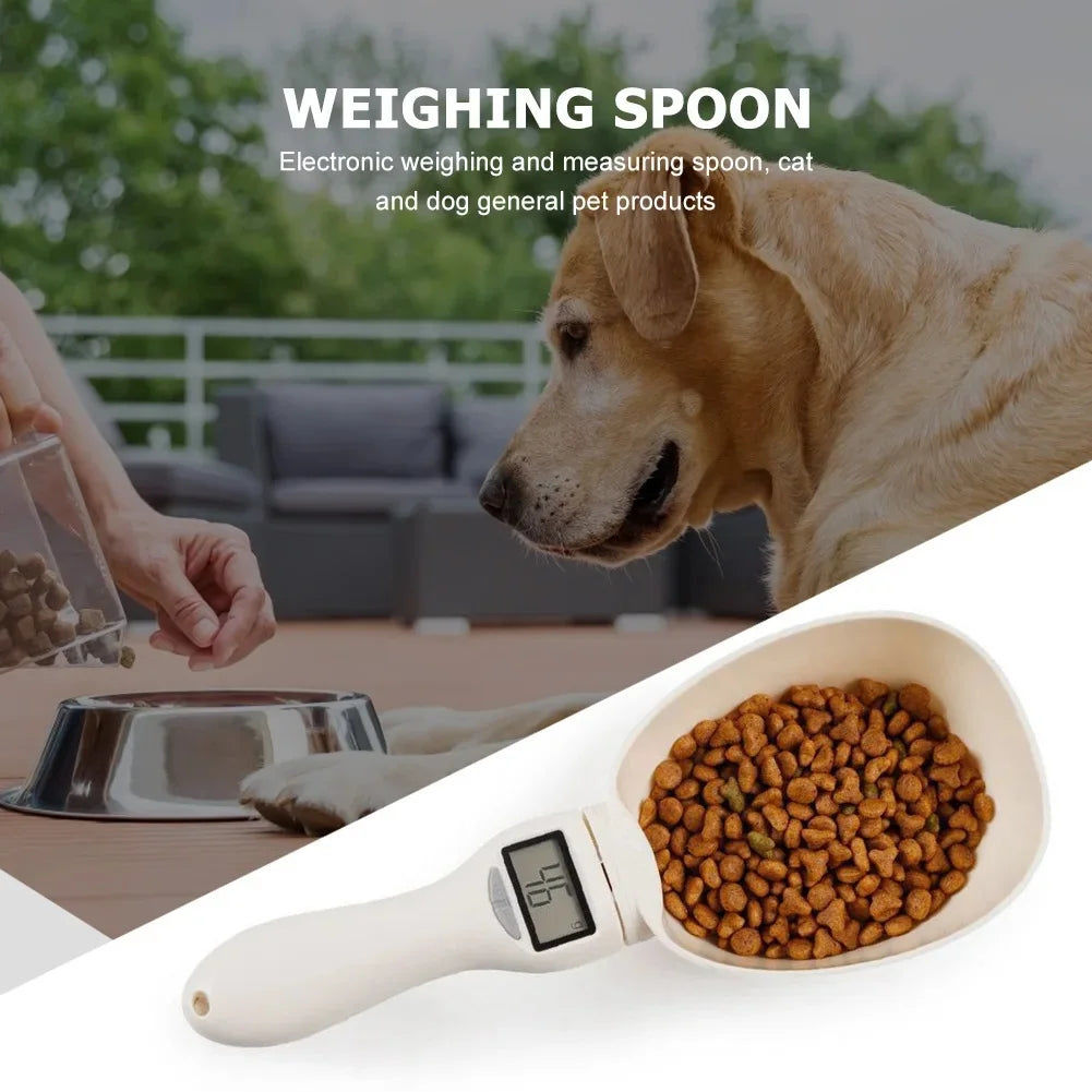 Pet Food Measuring Scoop Electronic Dog Cat Food