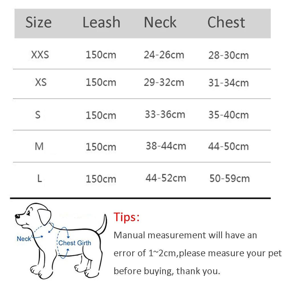 Cat Harness Leash Set Adjustable Dog Cat Collar for French