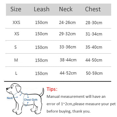 Cat Harness Leash Set Adjustable Dog Cat Collar for French