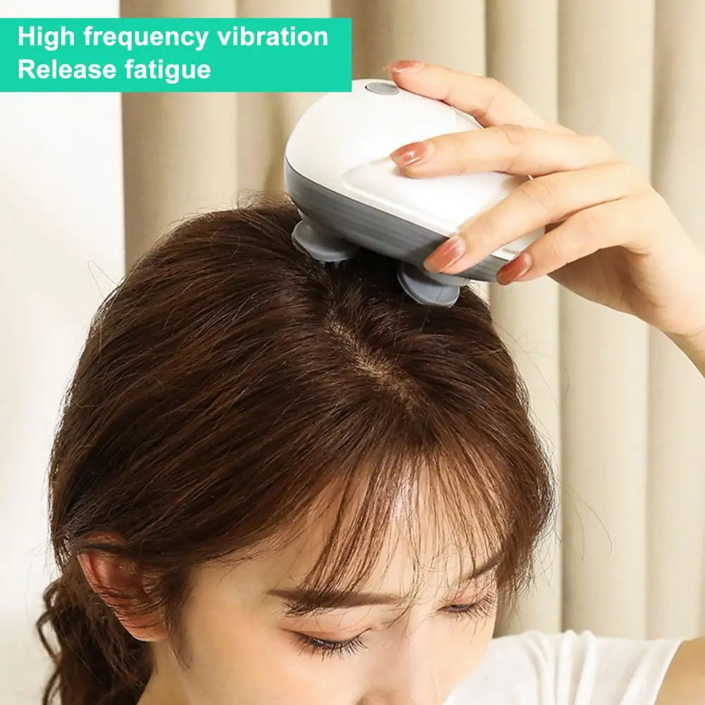 Cat Massager Waterproof Soft Head Comfortable Adjustable