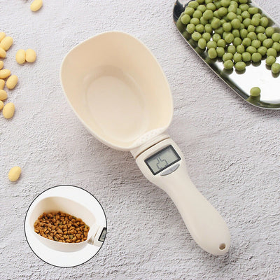 Pet Food Measuring Scoop Electronic Dog Cat Food