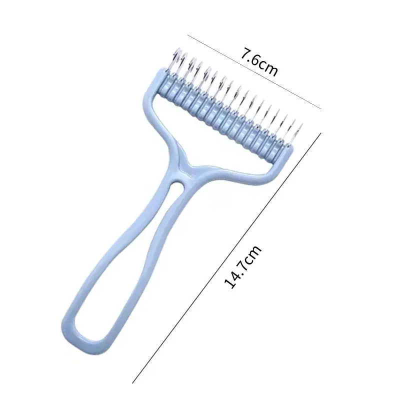 Cat/Dog Brush and Fur Knot Cutter - Pet Hair Removal Comb