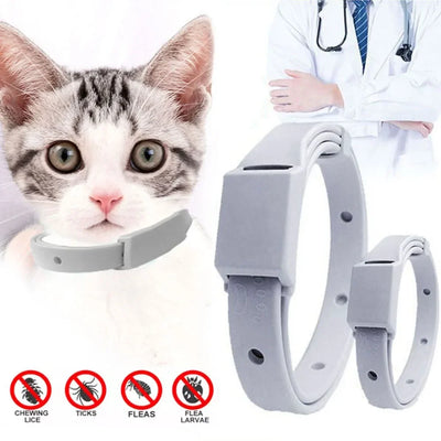 Anti Flea/Tick Collar For Cats and Small Dogs - Anti-parasitic for 8 Months