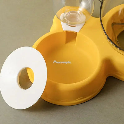 Pet Cat Bowl Automatic Feeder 3-in-1 Dog Cat Food Bowl